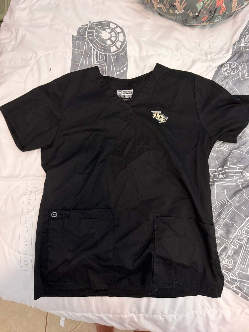 University Of Central Florida Helix 1-Pocket Scrub Top -